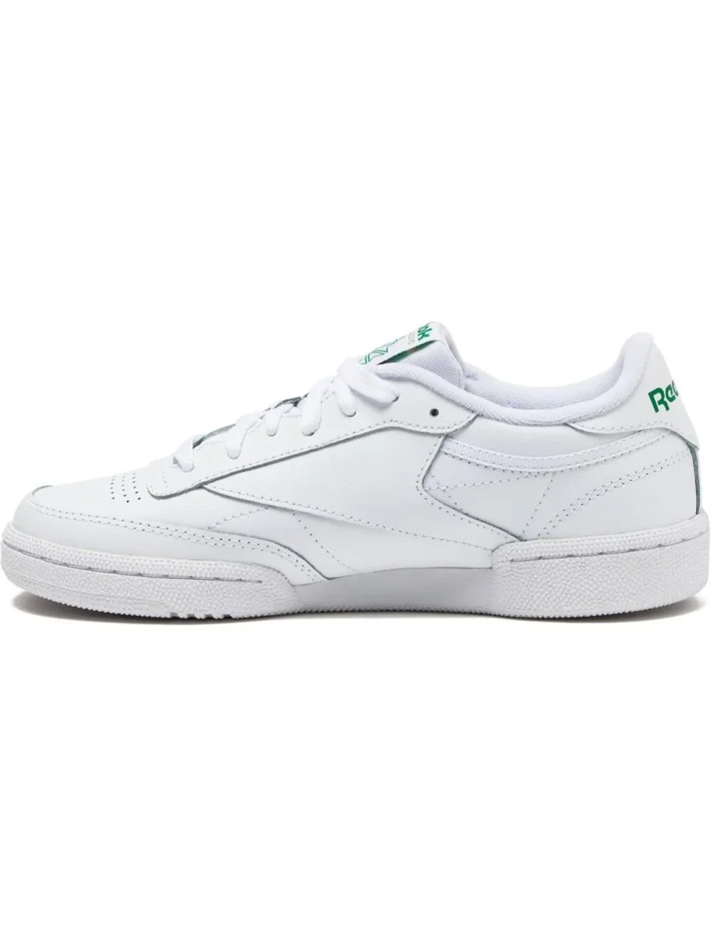 Women's White Reebok C 85 Lightweight Slip On Comfortable Casual Sneakers